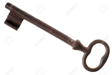 rusty key